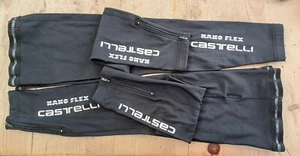 x 2 Pairs Castelli Nano Flex Leg Warmers XL - Imagen 1 de 7