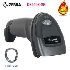 Zebra DS4608-SR Handheld 1D 2D Barcode Scanner Reader Imager With USB Cable - Afbeelding 1 van 8
