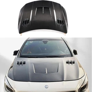 For Benz A Class W177 Real Carbon Fiber Front Hood Vented Bonnet Cover 2019-2024 - Picture 1 of 1