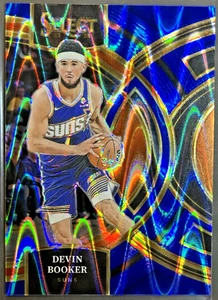 Devin Booker 2023-24 Panini Select #143 Premier Blue Flash Prizm /99 - Picture 1 of 2