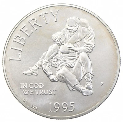 1995-P Unc Civil War Commemorative Silver Dollar $1 *6454 - Image 1 of 3