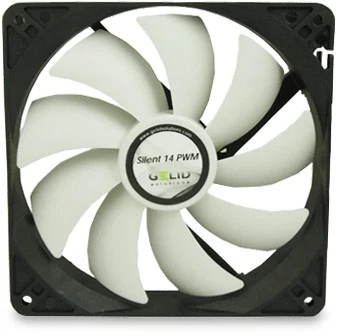 Gelid Silent 14 PWM 140mm PWM Quiet Cooling Fan - Image 1 of 3