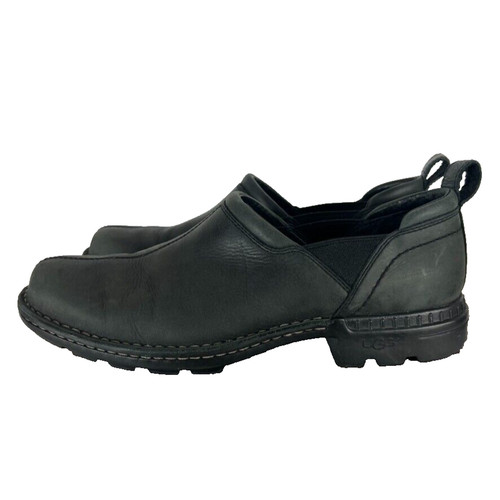 Scarpe mocassini UGG Australia uomo US 11 5 EU45 nero Dyersville pelle 5623