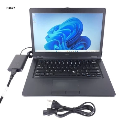 Dell Latitude 5480 14" Laptop i7-7600U 16GB RAM 256GB SSD Win 11 Pro H3637 - Image 1 of 4