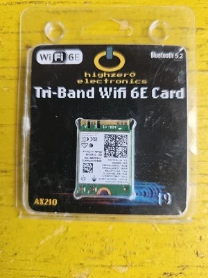 HighZer0 Electronics AX210 WiFi 6E Card | Tri-Band 2.4/5/6 GHz Wi-Fi | Up to - Image 1 of 2