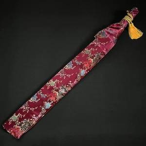 Bolsa de espada samurai de seda Katana Tanto cubierta protectora flor bordado 70~130 cm - Imagen 1 de 4
