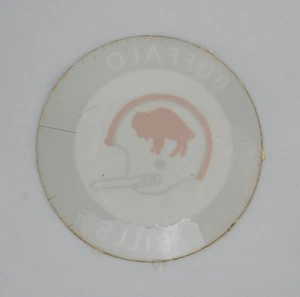 Vintage NFL Buffalo Bills Football Helmet Buffalo Window Decal Sticker 3" - Picture 1 of 3