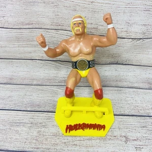 Hulk Hogan - 1984 WWF LJN Titan Sports 8" figurina wrestling vintage con cintura - Foto 1 di 9