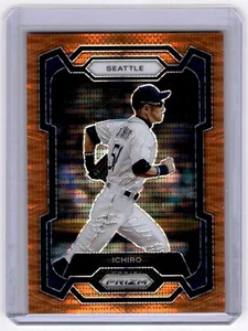 Panini Prizm Orange Flash Ichiro 2024/399 Seattle Mariners #44 - Imagen 1 de 2