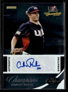 Campeones de béisbol de Estados Unidos 2013 #18 equipo Carlos Rodon firmas certificadas #/299 - Imagen 1 de 2