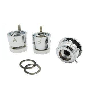 32mm (1.25") Interchangeable Round Die Moulds-S1 + Free Pin Button Components... - Bild 1 von 3