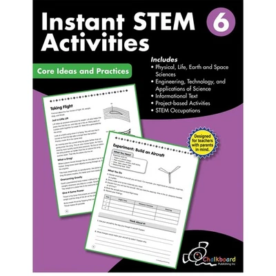 Creative Teaching Press STEM Instant Act. Workbook Grade 6 (8198) - Image 1 of 2