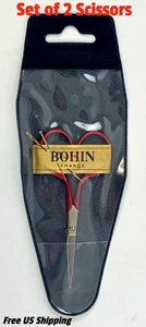 Bohin France 3 1/2 Inch Soft Touch Scissors Set of 2 - Picture 1 of 8