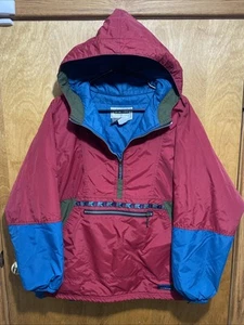 Vintage 90s LL Bean Hooded Anorak Jacket Pullover Women’s M Made in USA Thinsulate - Bild 1 von 11