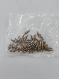 (50) Messing 2 Widerhaken Reduzierkupplung/Überwurf 1/4" Polyrohr x 1/8" Polyrohr. - Bild 1 von 3