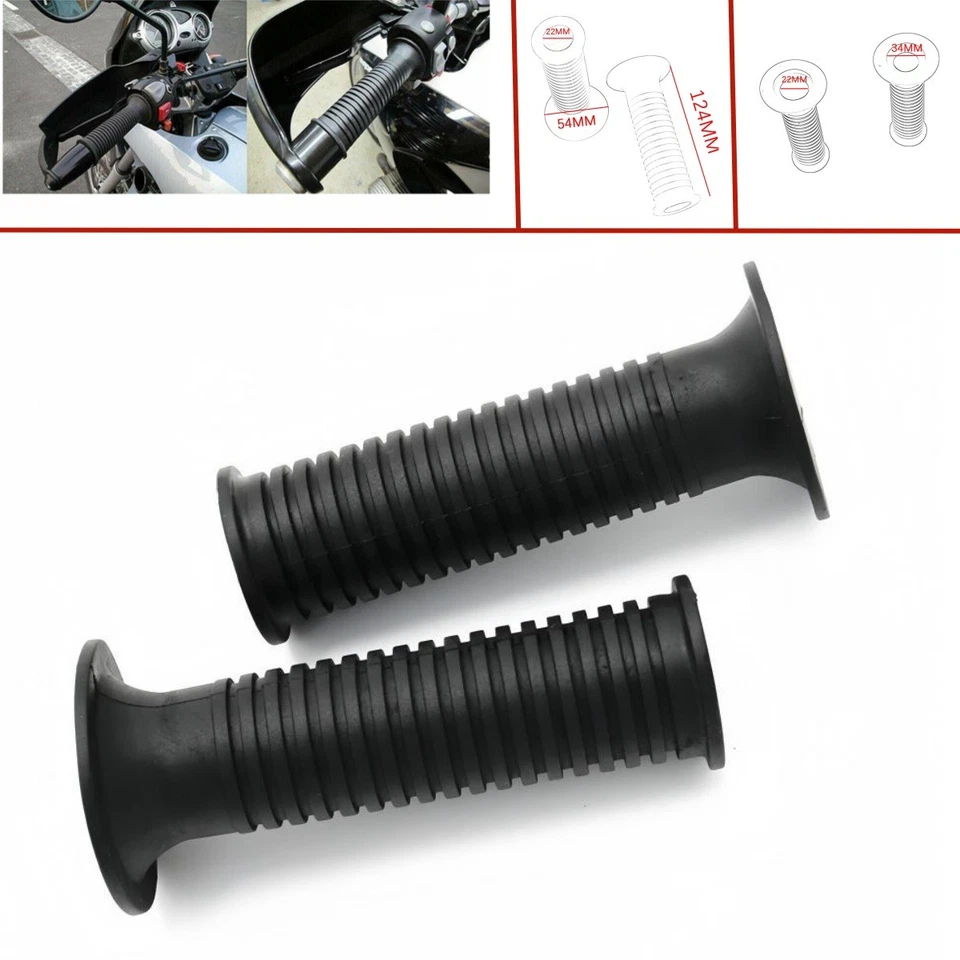 Manillar de goma negro de 7/8 pulgadas para BMW R1100 F650 R1150 F650 Foto 1 de 4