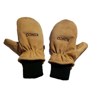 Luvas de couro Kinco grandes com isolamento térmico - Imagem 1 de 4