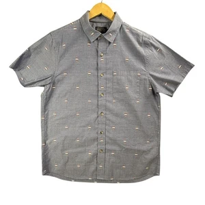 Pendleton Shirt Mens Large Blue Short Sleeve Button Up Southwest Native Aztec - Picture 1 of 11
