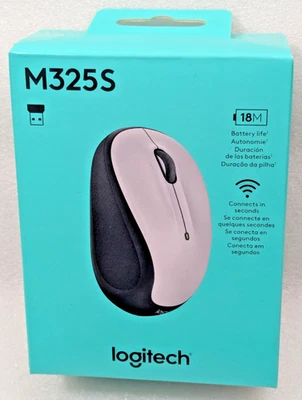 Logitech M325s Ratón Inalámbrico USB Gris Pálido (910007522) - Nuevo/Sin Abrir Foto 1 de 4