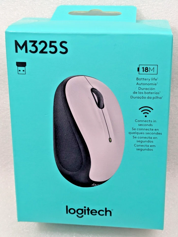 Logitech M325s Pale Gray USB Wireless Mouse (910007522) - / Unopened