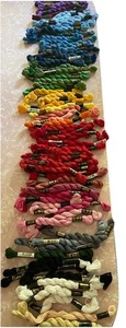 DMC #3 Cotton Perle Pearl Embroidery Floss Lot of 73 Different Colors France - Picture 1 of 7