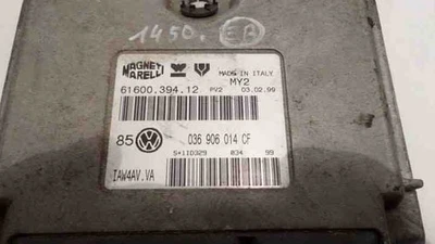 VW GOLF IV Variant 1J5 Engine Control Unit 6160039412 036906014CF 1.40 22671410 - Immagine 1 di 2