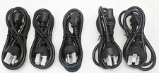 Lot 5: 6' Foreign AC Power Cord for Desktop PC,Monitor, Printer,Dell/HP Computer