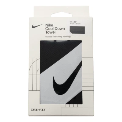 Nike Cool Dowm Toalla Unisex Deportes Entrenamiento Tenis Gimnasio Toalla NUEVO CON ETIQUETAS AC4104-010 Foto 1 de 4