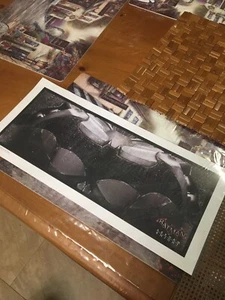 Batman Arkham Knights Warner Bros DC Comics Limited Edition Lithography Poster - Picture 1 of 8