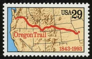 EE. UU. #2747a 29¢ Oregon Trail sin etiquetar error etiquetado omitido en estado bastante bueno casi nuevo sin usar - Imagen 1 de 1