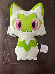 NWT Large 16" Pokemon Banpresto Bandai Sprigatito  Stuffed Plush Toy  Japan - Picture 1 of 8