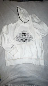 Y2K Marc Ecko Cut and Sew Black Grunge Zip Up Hoodie Size XXL - Bild 1 von 4