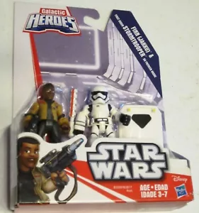 Playskool Star Wars Galactic Heroes Finn (Jakku) & First Order StormTrooper New! - Picture 1 of 1