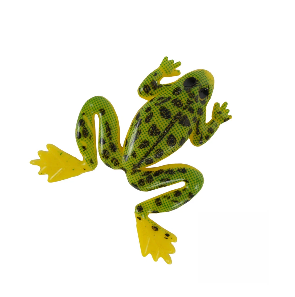 4er Pack GUMMI FRÖSCHE Spinn Bait Jig Spinner Raubfisch Soft Silikon Angel Köder - Bild 1 von 1