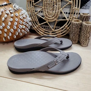 Chanclas para mujer Vionic 11/43 Tide Patty ortopédicas soporte para arco hebilla marrón - Imagen 1 de 13