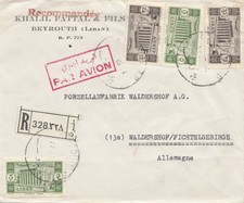 Libano: 1954: Beyrouth Per Waldershof, Registrato