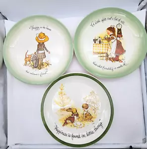 Holly Hobbie Teller Vintage 70er Jahre 3er Set USA Made - Bild 1 von 10