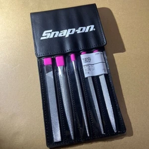 Snap-on TUBCR5P Chrome Coating File 5pc Set Pink Import From Japan - Picture 1 of 2