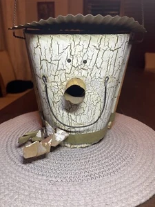 Bird House - Adorable Snowman - Hand Made - Picture 1 of 4