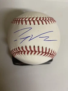 Ralphy Velazquez Signed Auto OMLB Baseball Cleveland Guardians - Picture 1 of 2