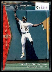 1995 SP Rickey Henderson Oakland Athletics #182