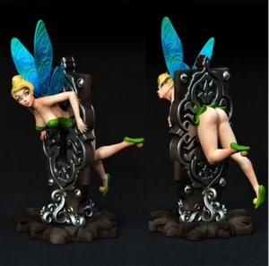 1/24 Scale Resin Figure Model Fairy Lock Tinker Bell Unpainted Unassembled Toy - Picture 1 of 6
