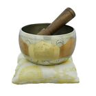 Tibetan Buddhist Small Singing Bowl with Cushion from India For Meditation- 5 In