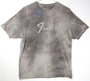T-Shirt Las Vegas Hard Rock Cafe Fender Chitarra Distressed Mimetica Beige Grigio Uomo L - Foto 1 di 11