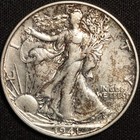 1941 S Walking Liberty Half Dollar, Sharp Coin, Original Surfaces!