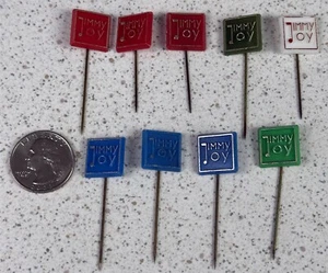 Menge 9 Jimmy Joy Holland Niederländisch Vintage Stick Pin Anstecker Pins #49253 - Bild 1 von 5