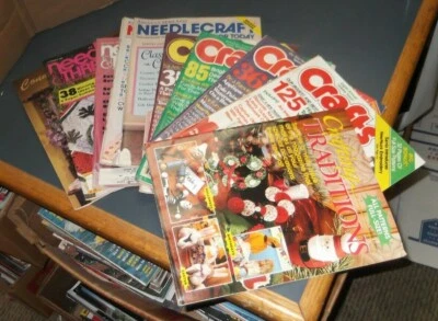 LOT OF 10 VARIOUS CRAFTS NEEDLECRAFT & THREAD MAGAZINES ISSUES   - Image 1 of 3