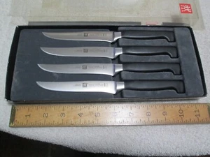 Henckels Zwilling 4 Star Steak Set - #31090-120 (4-1/2") - NOS - OB - Fine! - Picture 1 of 8