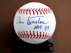 DON SUTTON HOF 98 DODGERS BREWERS PITCHER SIGNED AUTO OML BASEBALL JSA BEAUTY - Picture 1 of 3