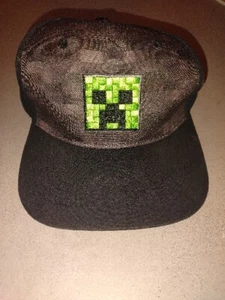 YOUTH MINECRAFT Hat Adjustable Preowned - Picture 1 of 4